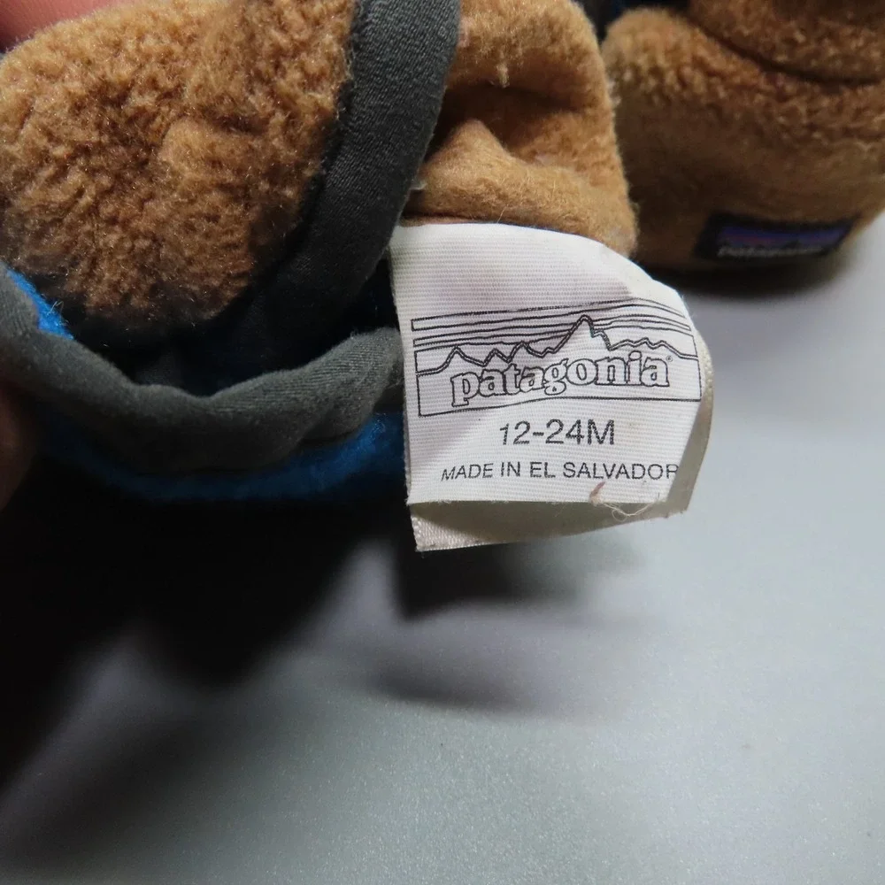 Patagonia Baby Synchilla‎ Booties - Size 12-24M